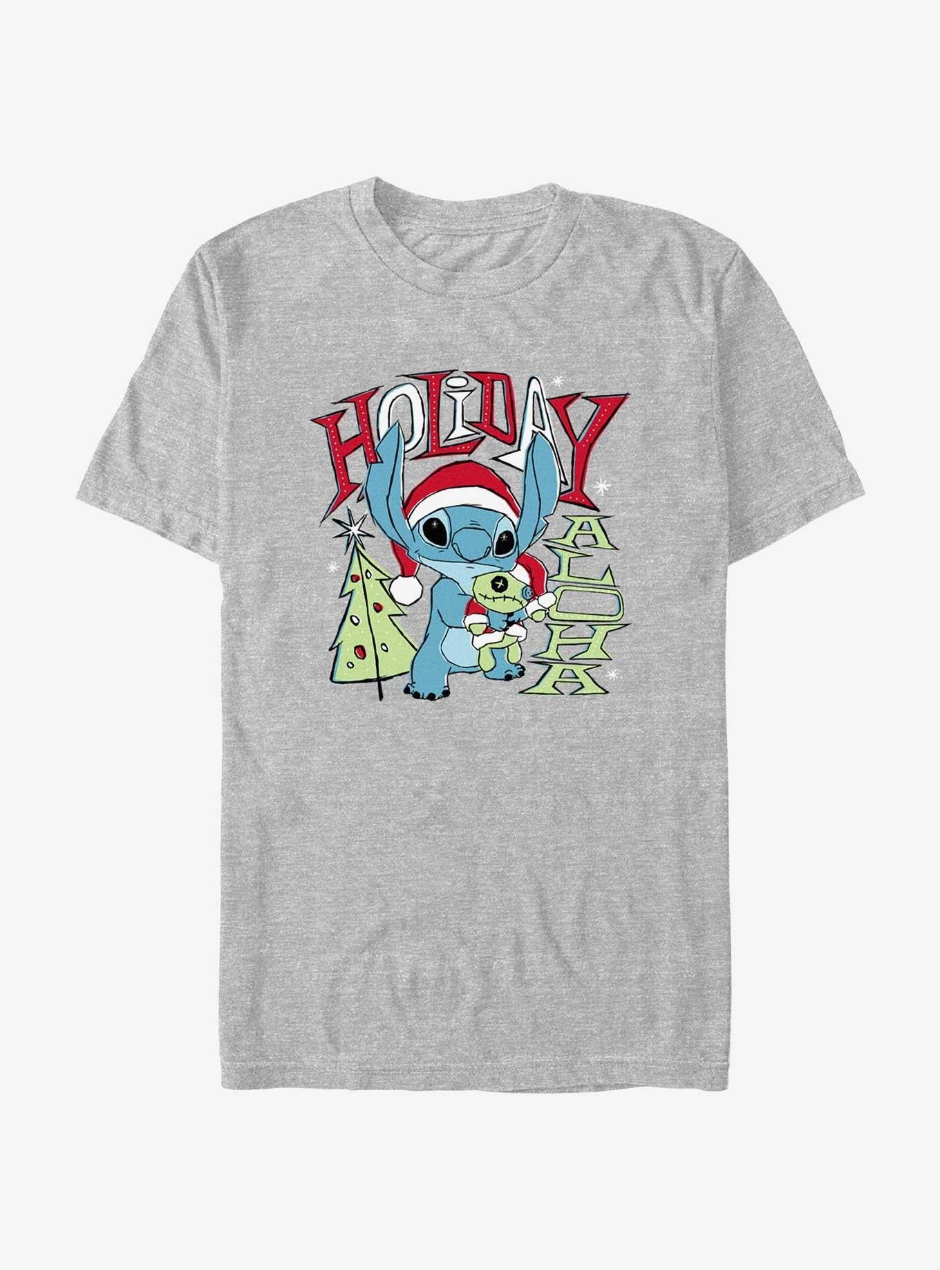 Lilo Stitch Holiday Aloha T Shirt T Shirt Streetwear Style Modern Aesthetic