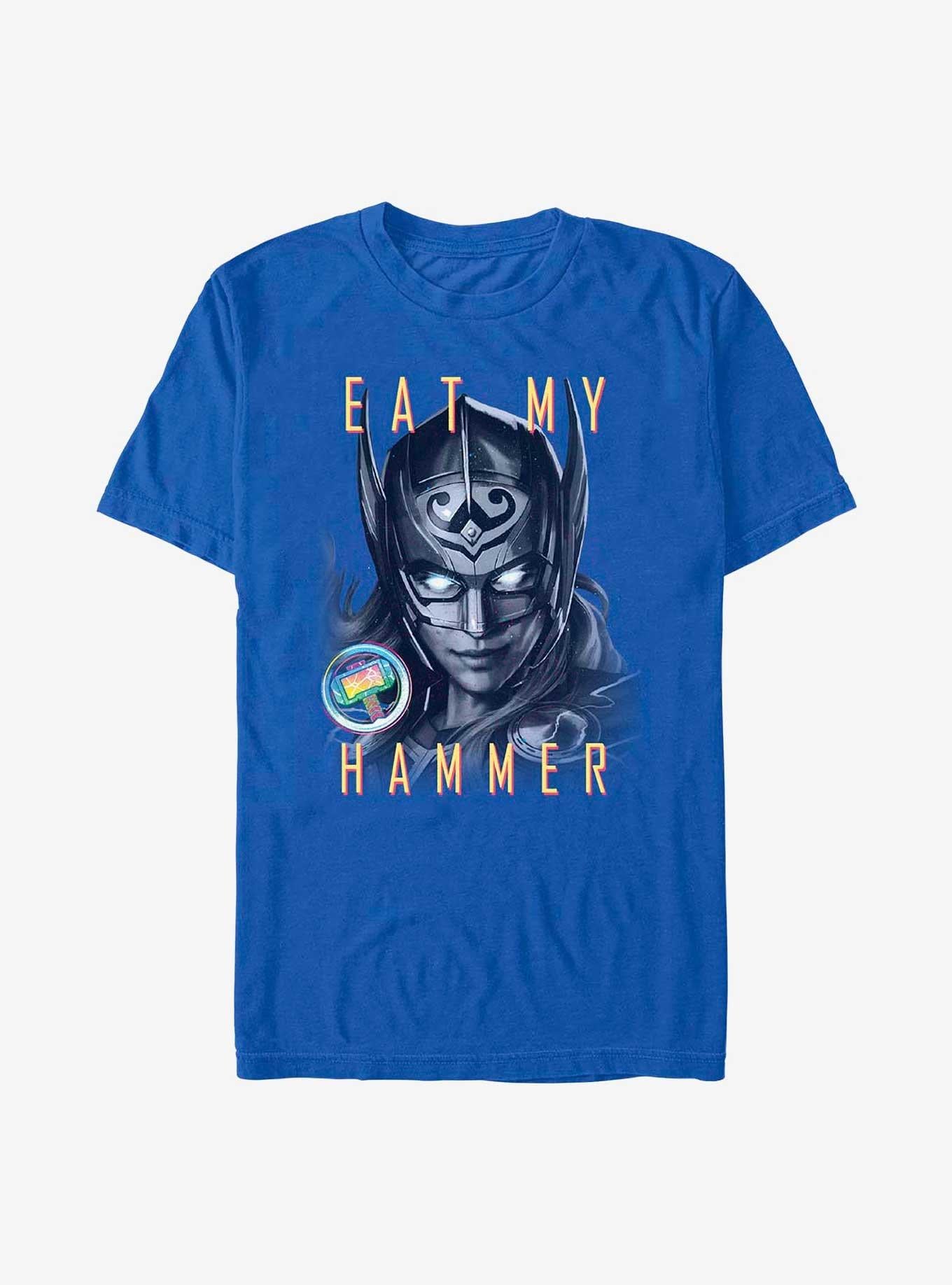 Thor Love and Thunder Eat My Hammer Dr Jane Foster Portrait T Shirt T Shirt High Search Demand Gamer Style