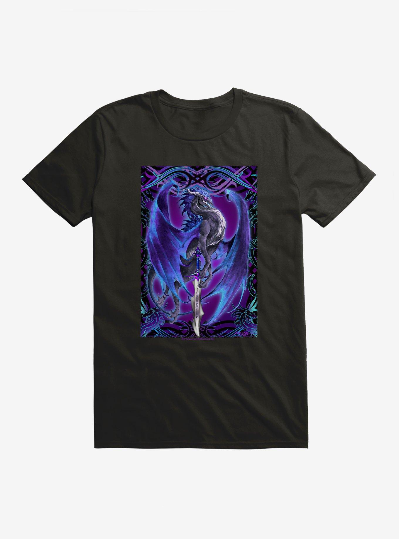 Dragonblade Stormblade T Shirt by Ruth Thompson T Shirt Streetwear Style Gamer Style