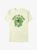 Lilo Stitch Lucky Shamrock Stitch T Shirt T Shirt Premium Print Daily Wear