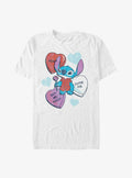 Lilo Stitch Candy Hearts Valentine Stitch Extra Soft T Shirt T Shirt Comfort Fit Gift Ready