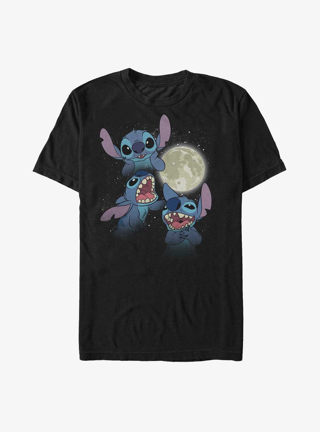 Lilo Stitch Howling Moon Stitch Extra Soft T Shirt T Shirt Trending US Fan Art Style