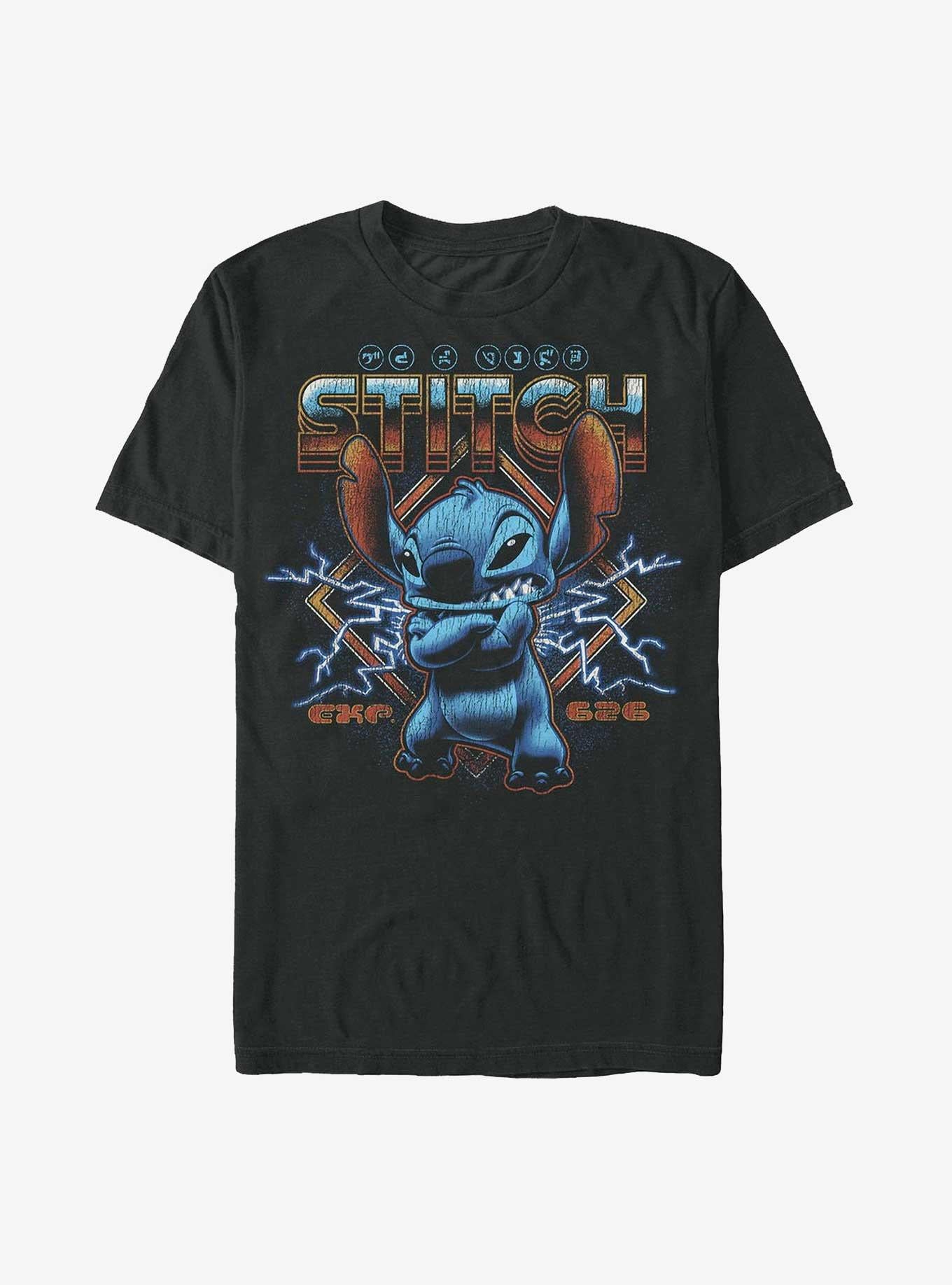 Lilo Stitch Metallic Lightning Experiment 626 Extra Soft T Shirt T Shirt High Search Demand Bold Graphic