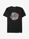 Lilo Stitch Floral Stitch Extra Soft T Shirt T Shirt Streetwear Style Modern Aesthetic