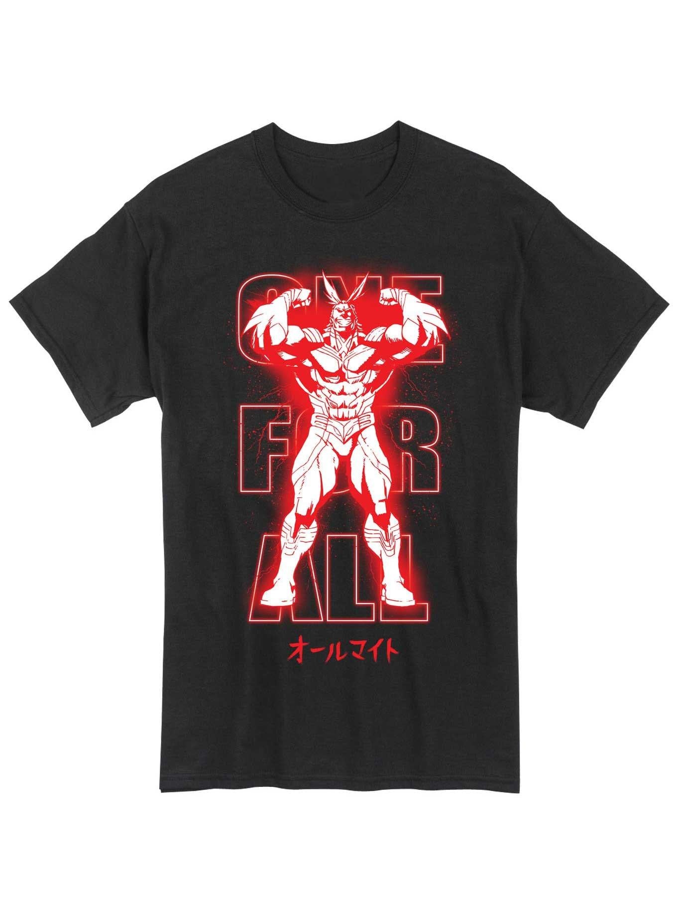 My Hero Academia One For All All Might T Shirt T Shirt High Search Demand Modern Aesthetic