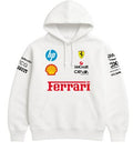 Ferrari White Hoodie
