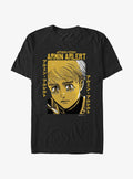 Attack on Titan Armin Arlert Portrait T Shirt Hot Topic Web Exclusive T Shirt Comfort Fit Graphic Style