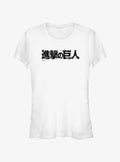 Attack on Titan Japanese Logo Girls T Shirt T Shirt Viral TikTok Graphic Style