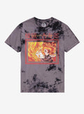 Demon Slayer Kimetsu No Yaiba Rengoku Flames Tie Dye T Shirt T Shirt Minimal Style