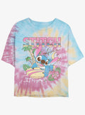 Lilo Stitch Aloha Stitch Tie Dye Girls Crop T Shirt T Shirt High Search Demand Bold Graphic
