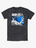 Attack On Titan Attack Titan Mineral Wash T Shirt T Shirt Premium Print Modern Aesthetic
