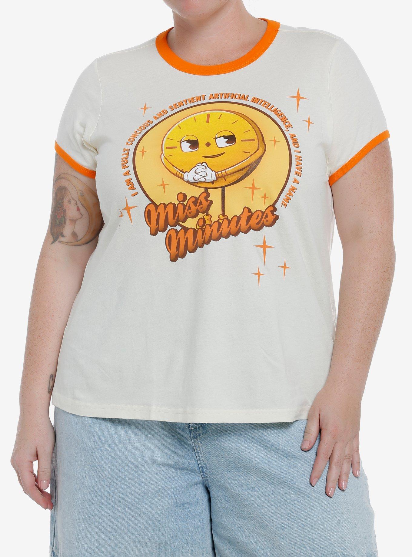 Loki Miss Minutes Girls Crop T Shirt Plus Size T Shirt Minimal Style