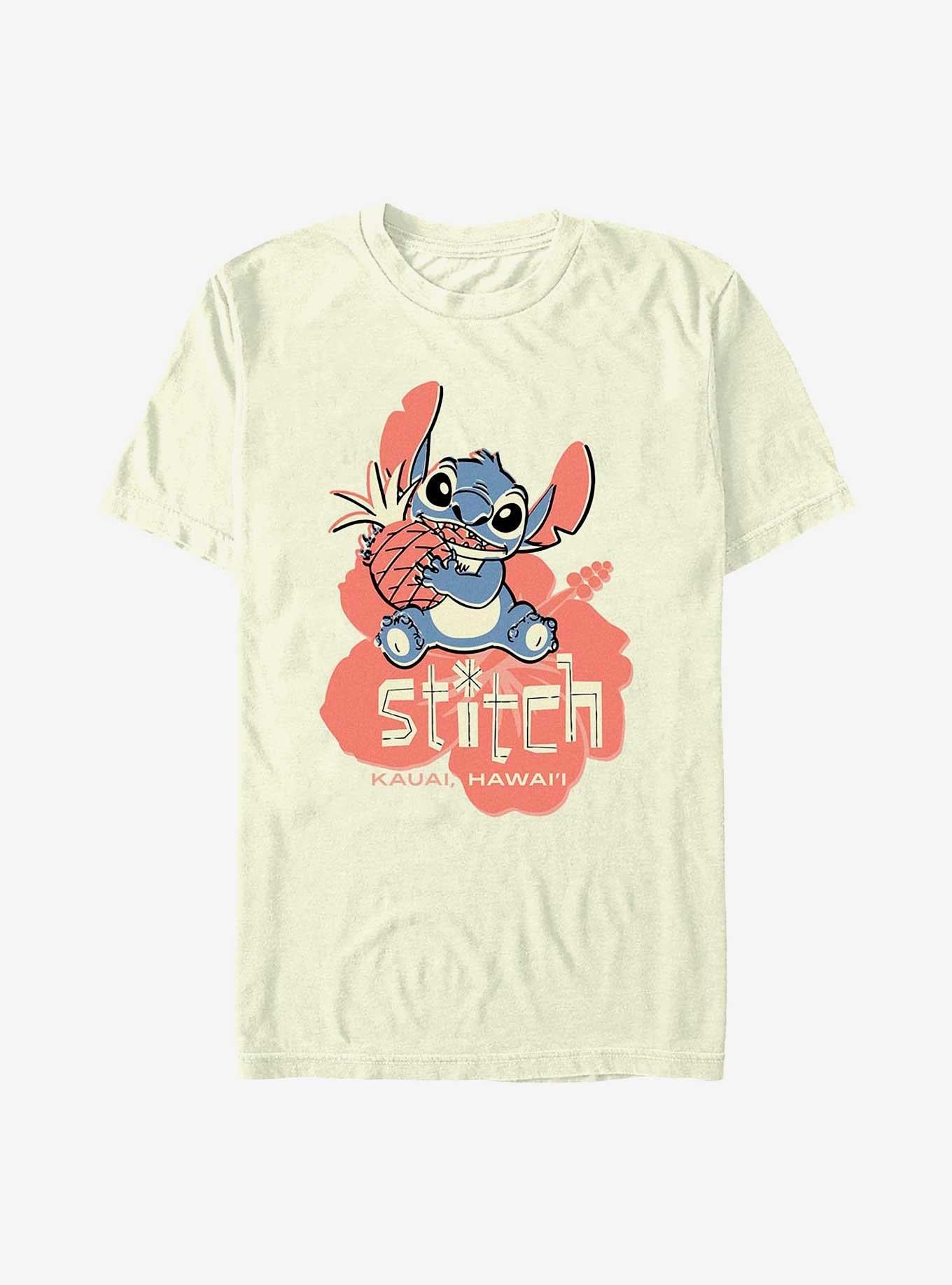 Lilo Stitch Kauai Hawaii Pineapple Stitch T Shirt T Shirt Premium Print Daily Wear