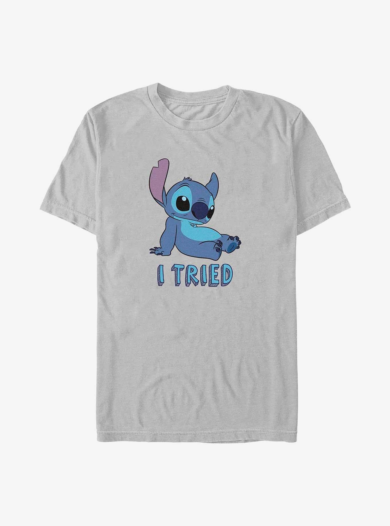 Lilo Stitch I Tried T Shirt T Shirt High Search Demand Bold Graphic
