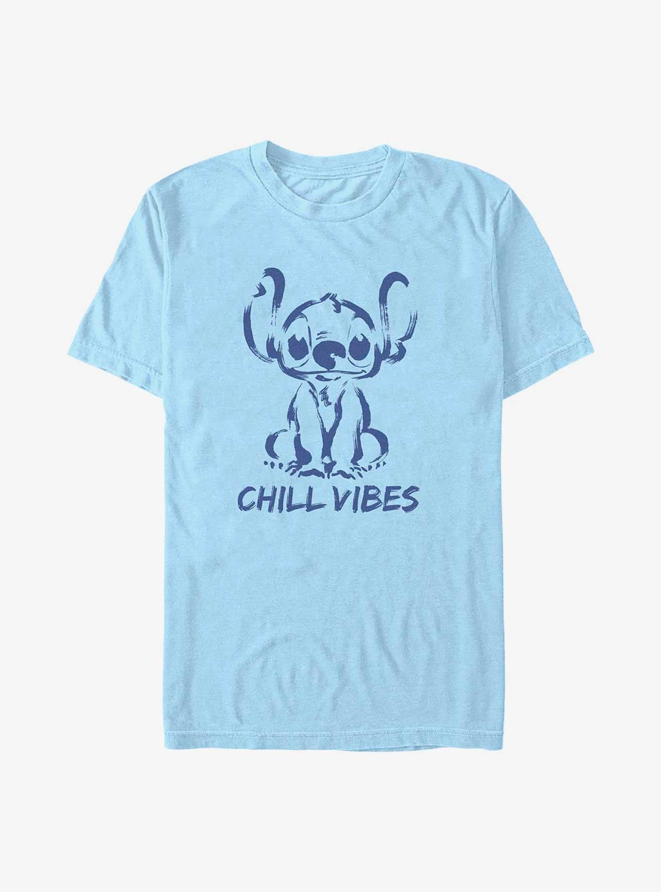 Lilo Stitch Chill Vibes T Shirt T Shirt Streetwear Style Modern Aesthetic