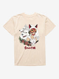 Studio Ghibli Princess Mononoke Wolf Princess Mineral Wash T Shirt T Shirt High Search Demand Modern Aesthetic