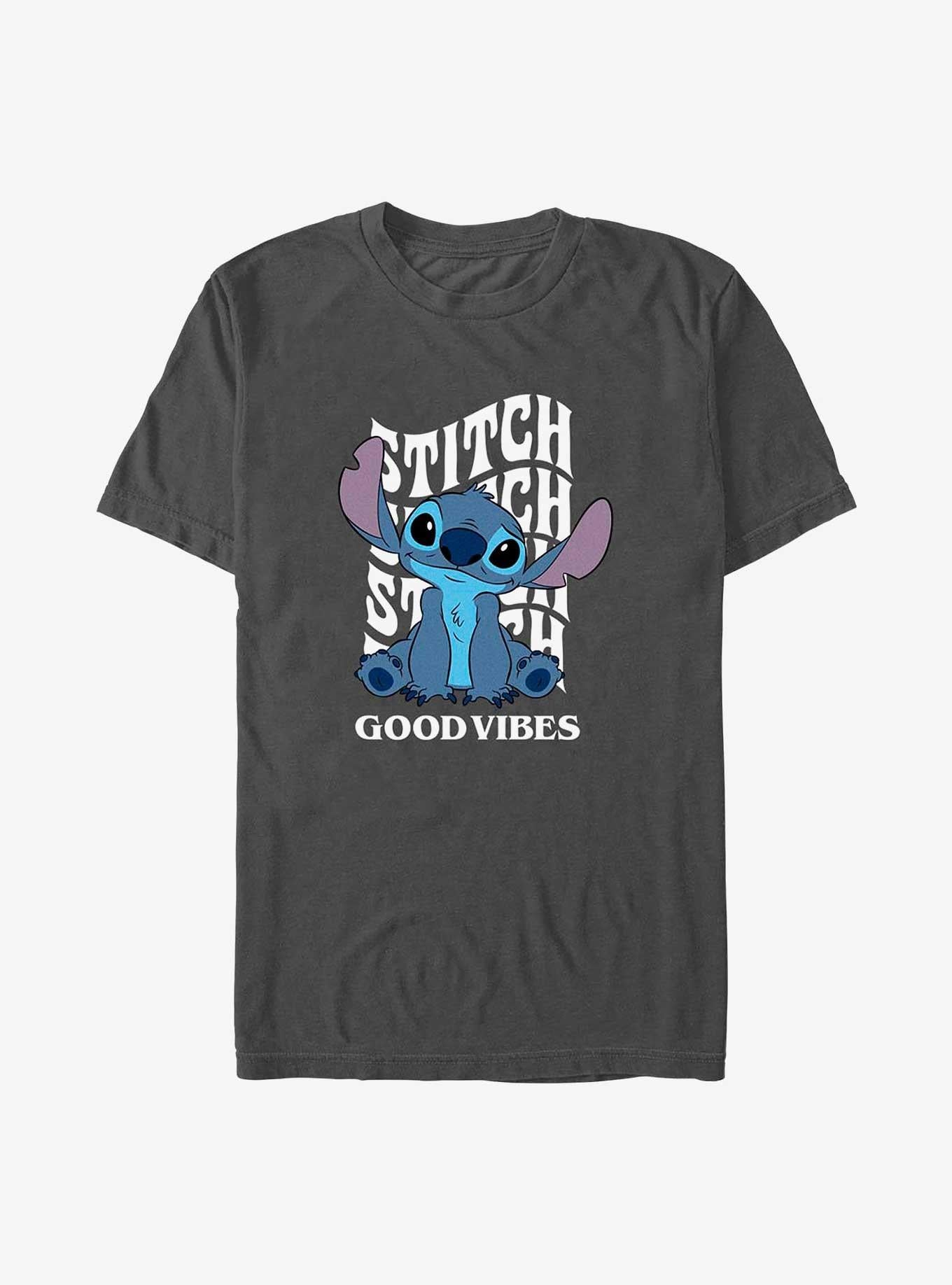Lilo Stitch Good Vibes T Shirt T Shirt Streetwear Style Modern Aesthetic