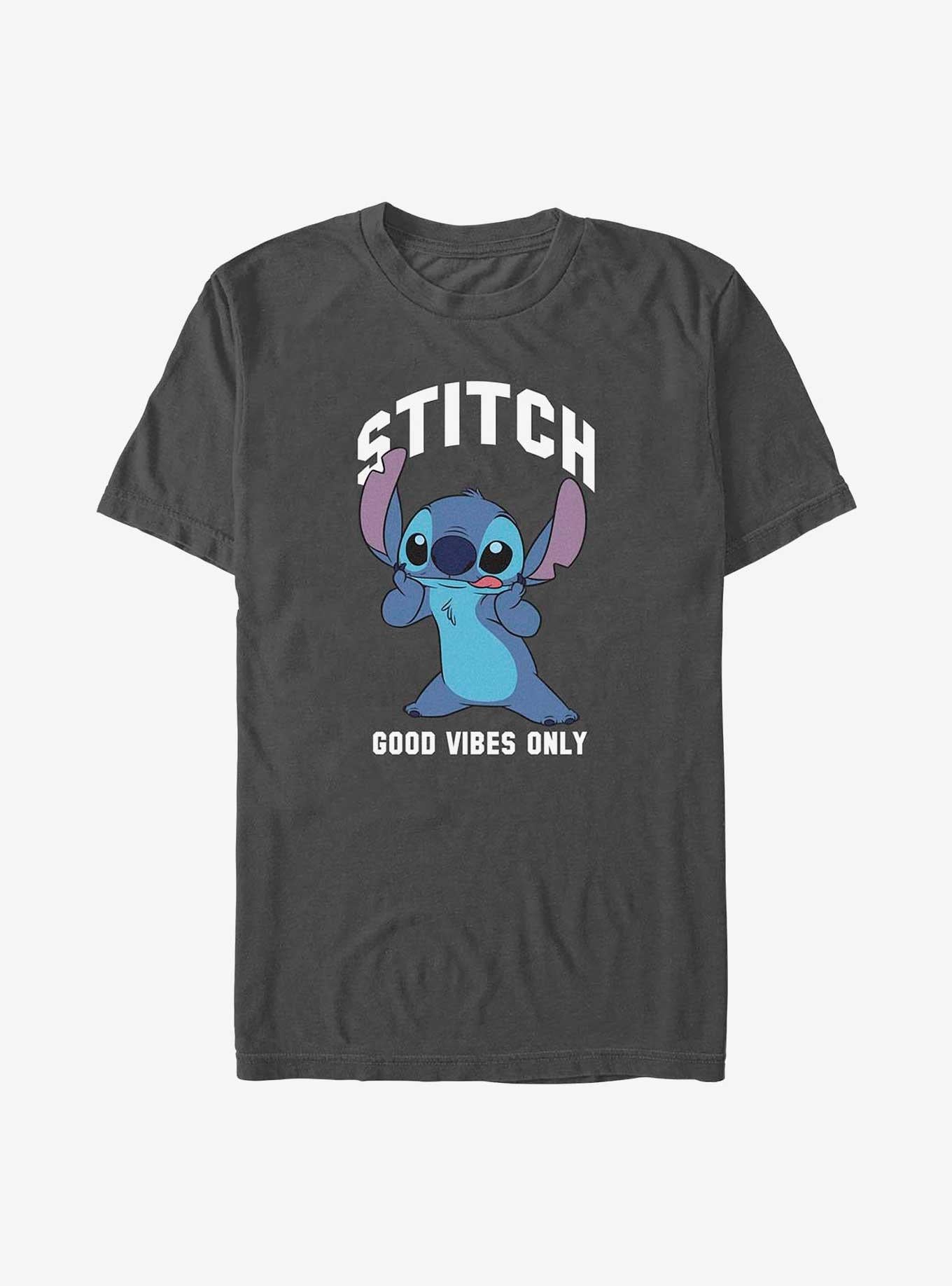 Lilo Stitch Good Vibes Only Stitch T Shirt T Shirt Trending US Fan Art Style