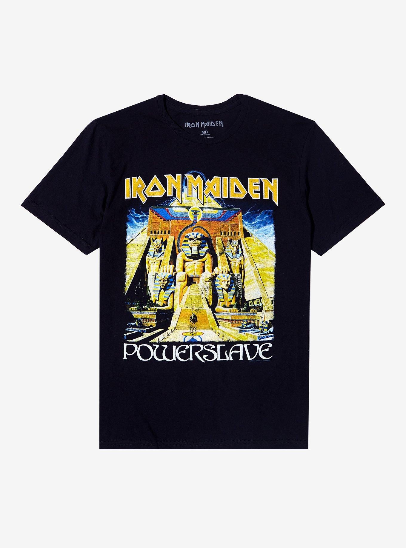 Iron Maiden Powerslave World Slavery Tour T Shirt T Shirt Clean Design
