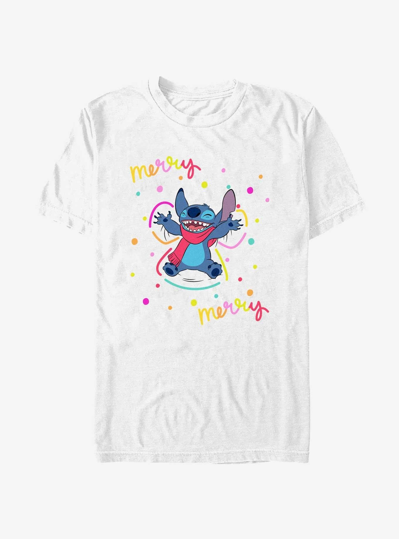 Lilo Stitch Merry Merry Snow Angel T Shirt T Shirt Trending US Fan Art Style