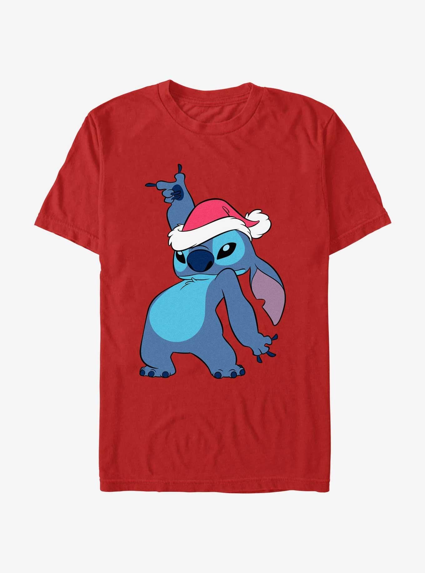 Lilo Stitch Santa Hat T Shirt T Shirt High Search Demand Bold Graphic