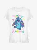 Lilo Stitch Kissmas Stitch Girls T Shirt T Shirt Streetwear Style Modern Aesthetic