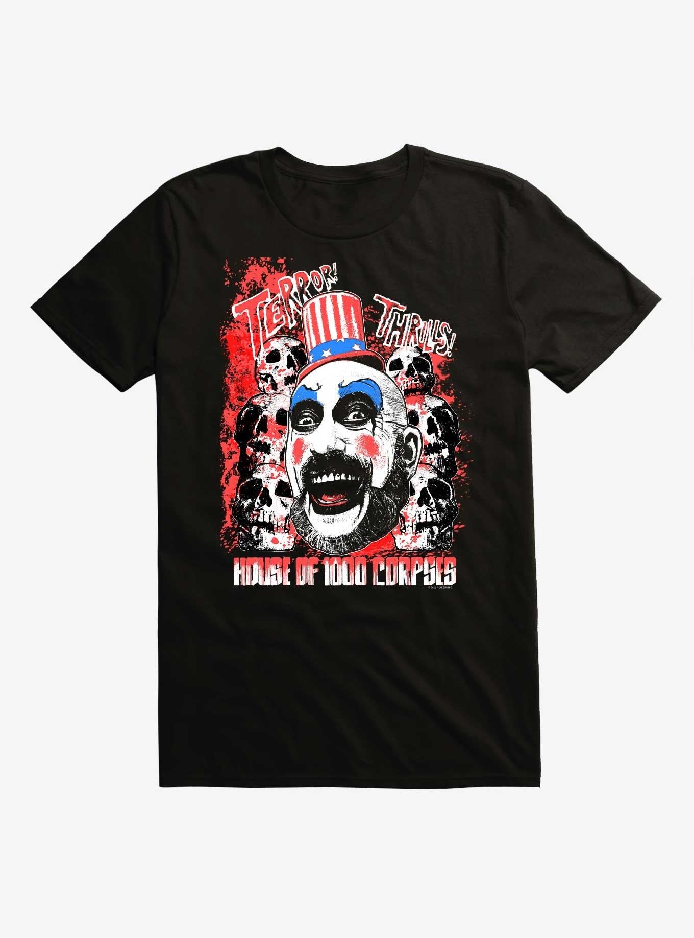 House 1000 Corpses Terror Thrills T Shirt T Shirt Comfort Fit Gamer Style