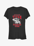 Attack on Titan Attack Titan Eren Girls T Shirt T Shirt Comfort Fit Daily Wear