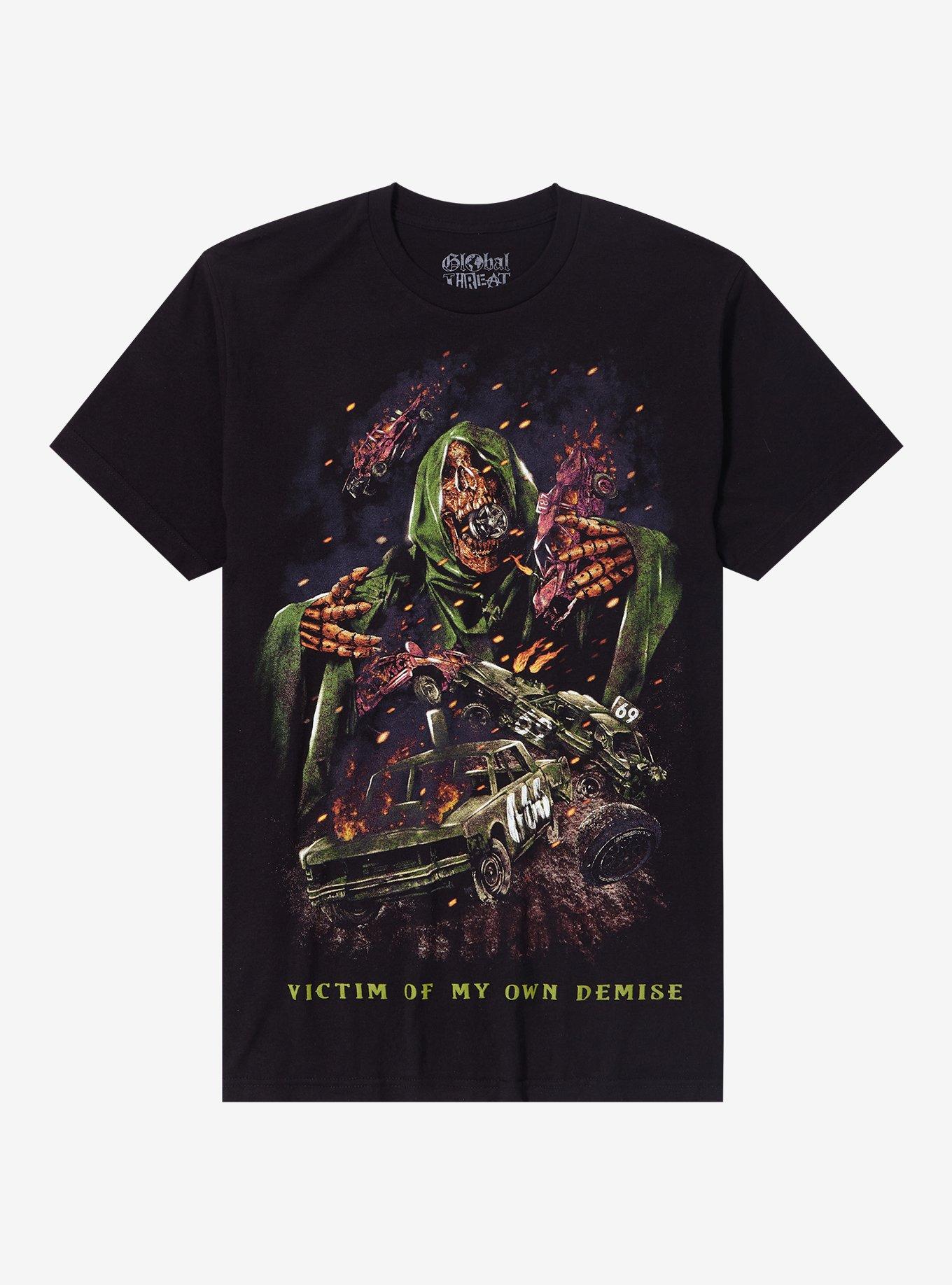 Victim Of Own Demise T Shirt By Global Threat T Shirt Viral TikTok Modern Aesthetic