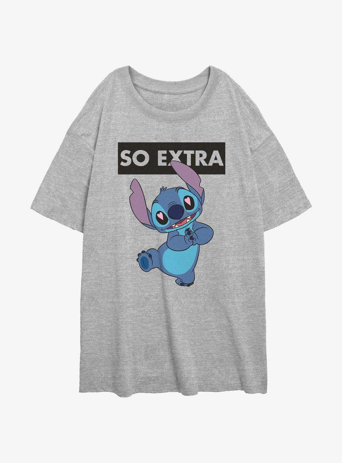 Lilo Stitch So Extra Girls Oversized T Shirt T Shirt Premium Print Daily Wear
