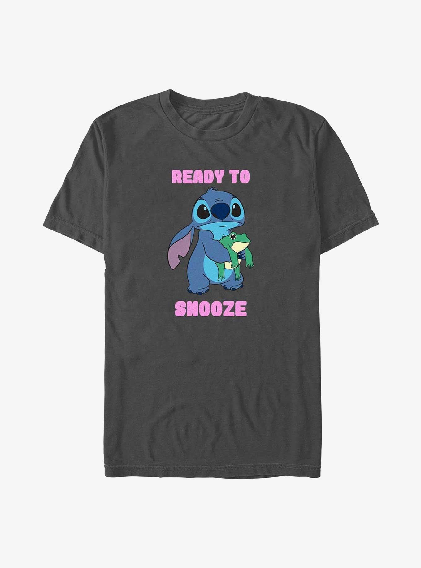 Lilo Stitch Ready To Snooze T Shirt T Shirt Streetwear Style Modern Aesthetic