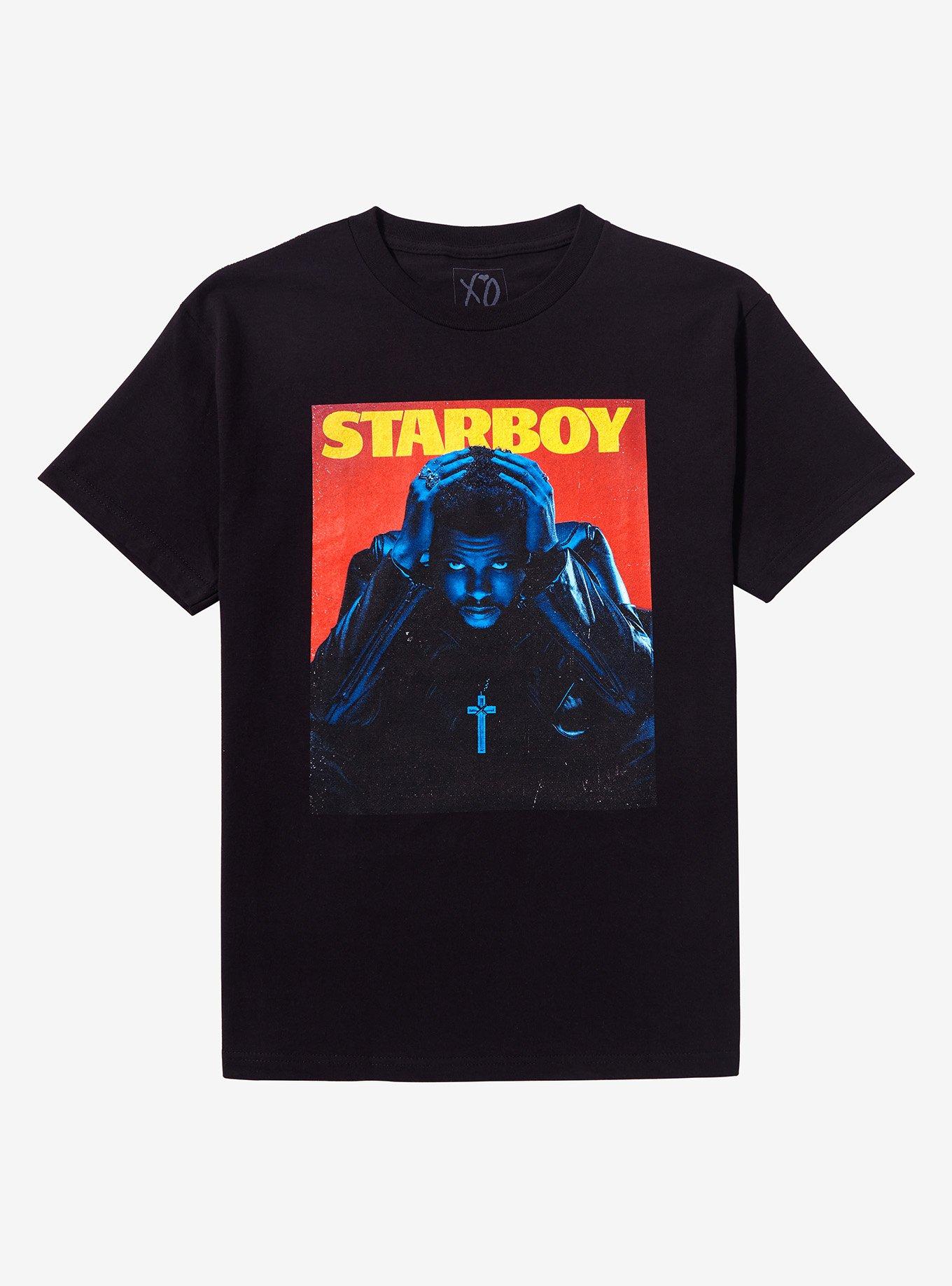 The Weeknd Starboy Cover T Shirt T Shirt Minimal Style