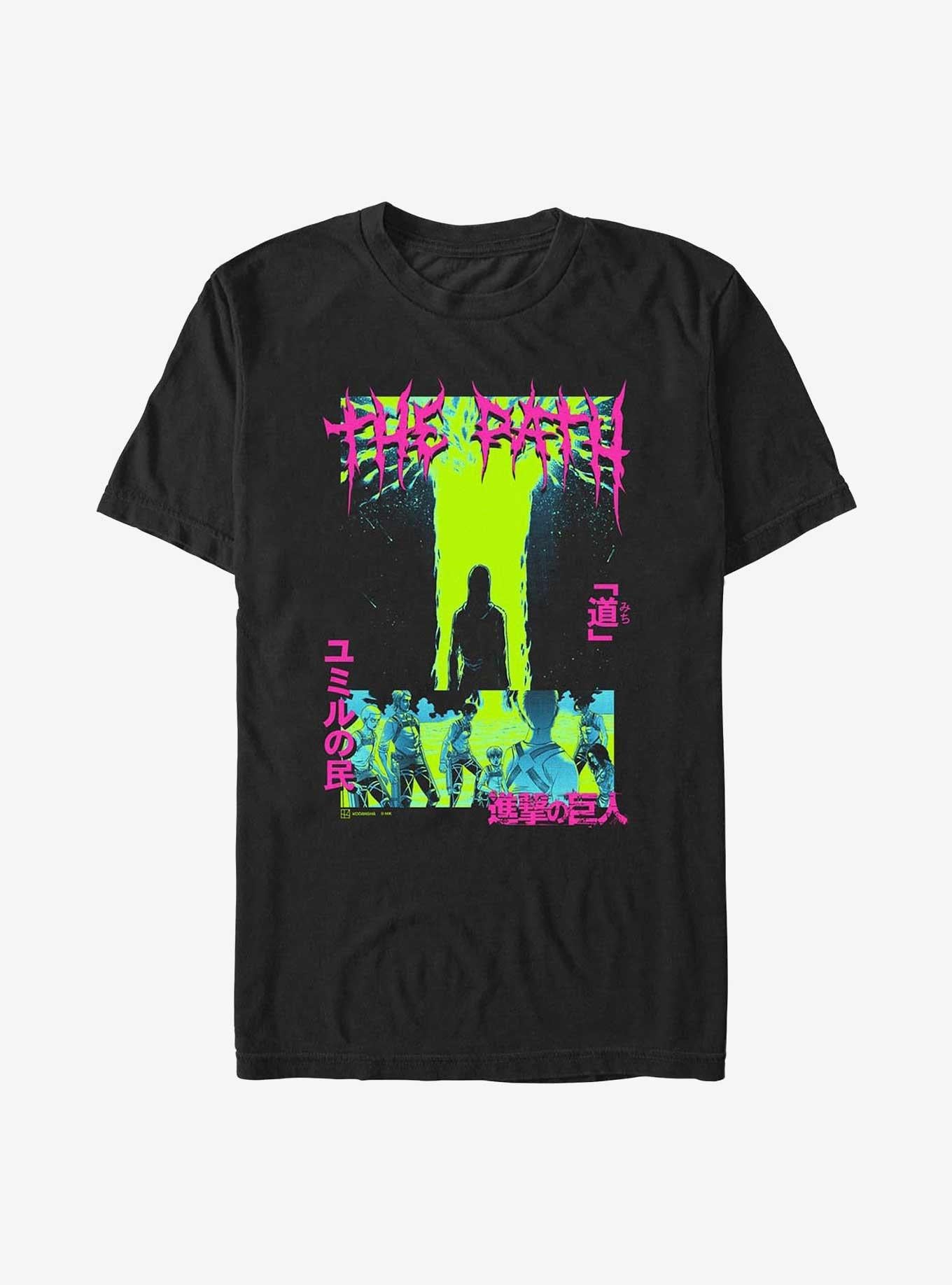 Attack on Titan The Path Stack Extra Soft T Shirt T Shirt Streetwear Style Gift Ready