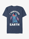 Lilo Stitch I Survived Earth T Shirt T Shirt Streetwear Style Modern Aesthetic