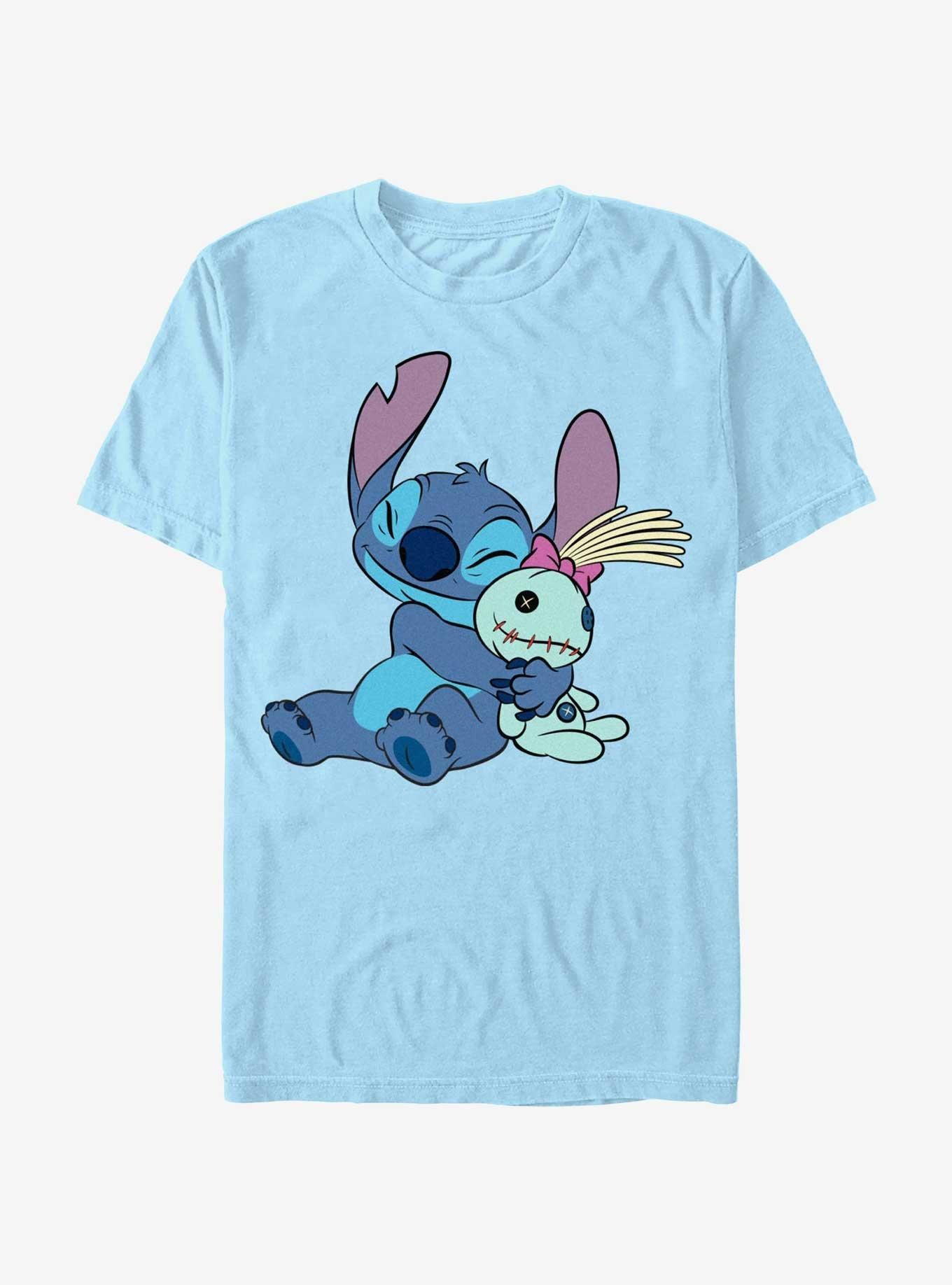 Lilo Stitch Hugging Scrump T Shirt T Shirt High Search Demand Bold Graphic
