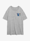 Lilo Stitch And Lilttle Scrump Pocket Girls Oversized T Shirt T Shirt High Search Demand Bold Graphic