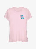 Lilo Stitch Ice Cream Pocket Girls T Shirt T Shirt Comfort Fit Gift Ready