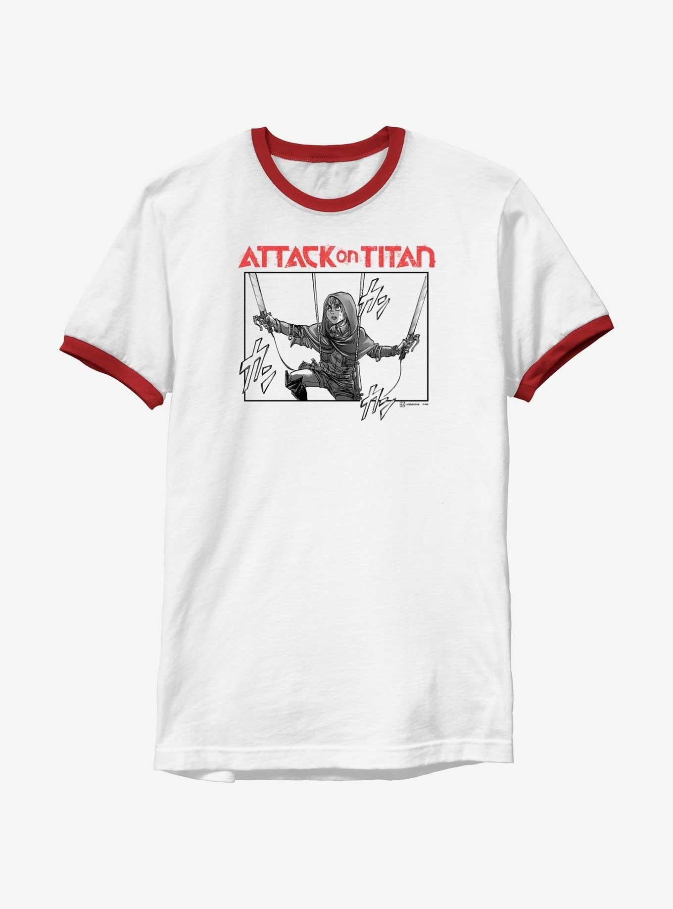 Attack On Titan Armin Manga Poster Ringer T Shirt T Shirt Comfort Fit Gift Ready