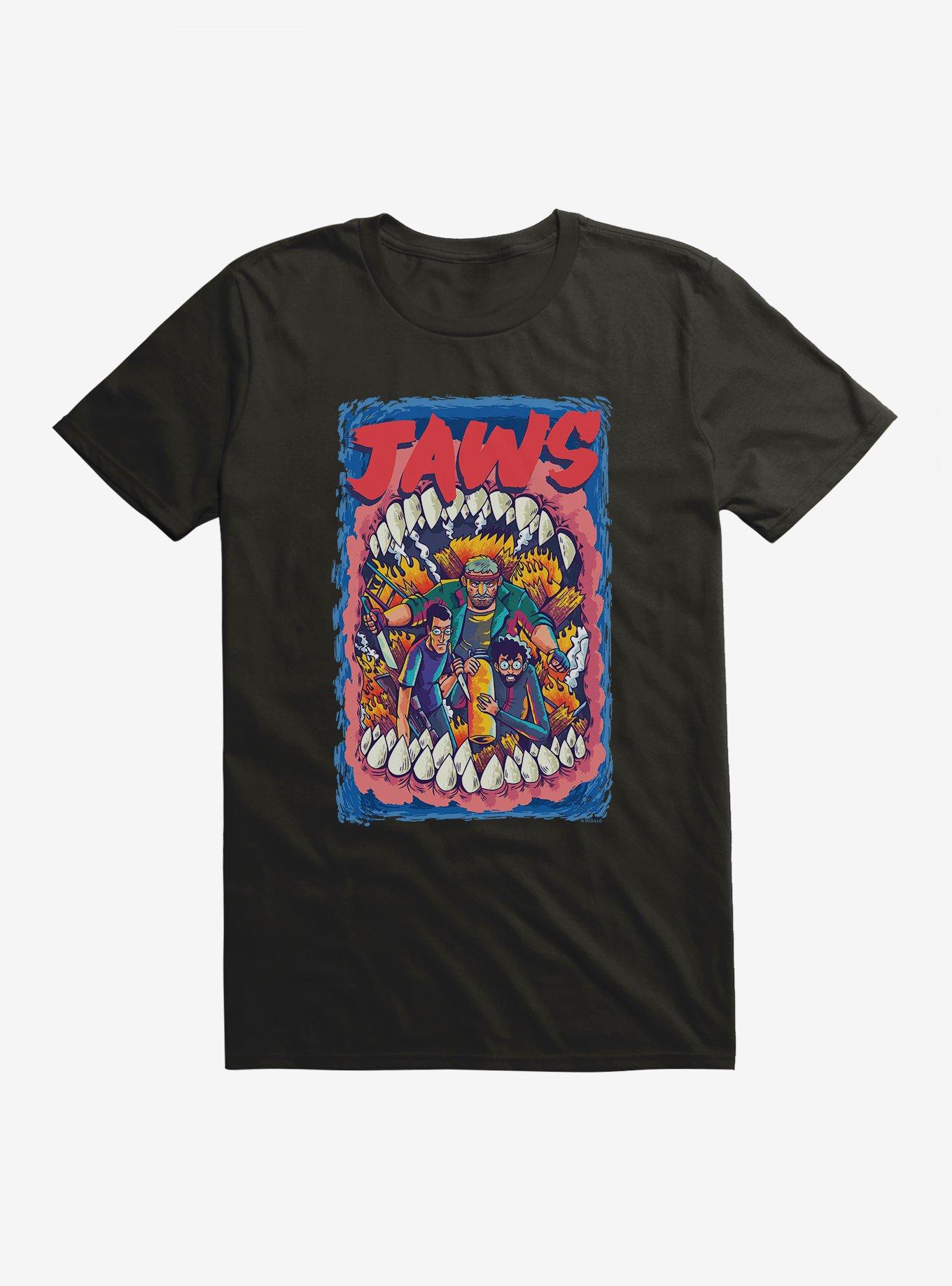 Jaws Comic Art Poster T Shirt T Shirt Viral TikTok Urban Look