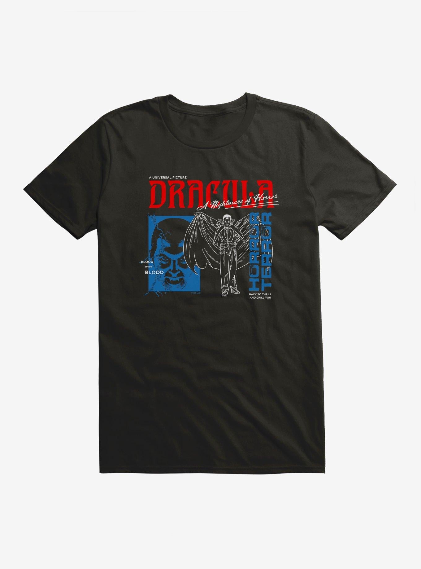 Universal Monsters Dracula Blood T Shirt T Shirt Premium Print Gamer Style