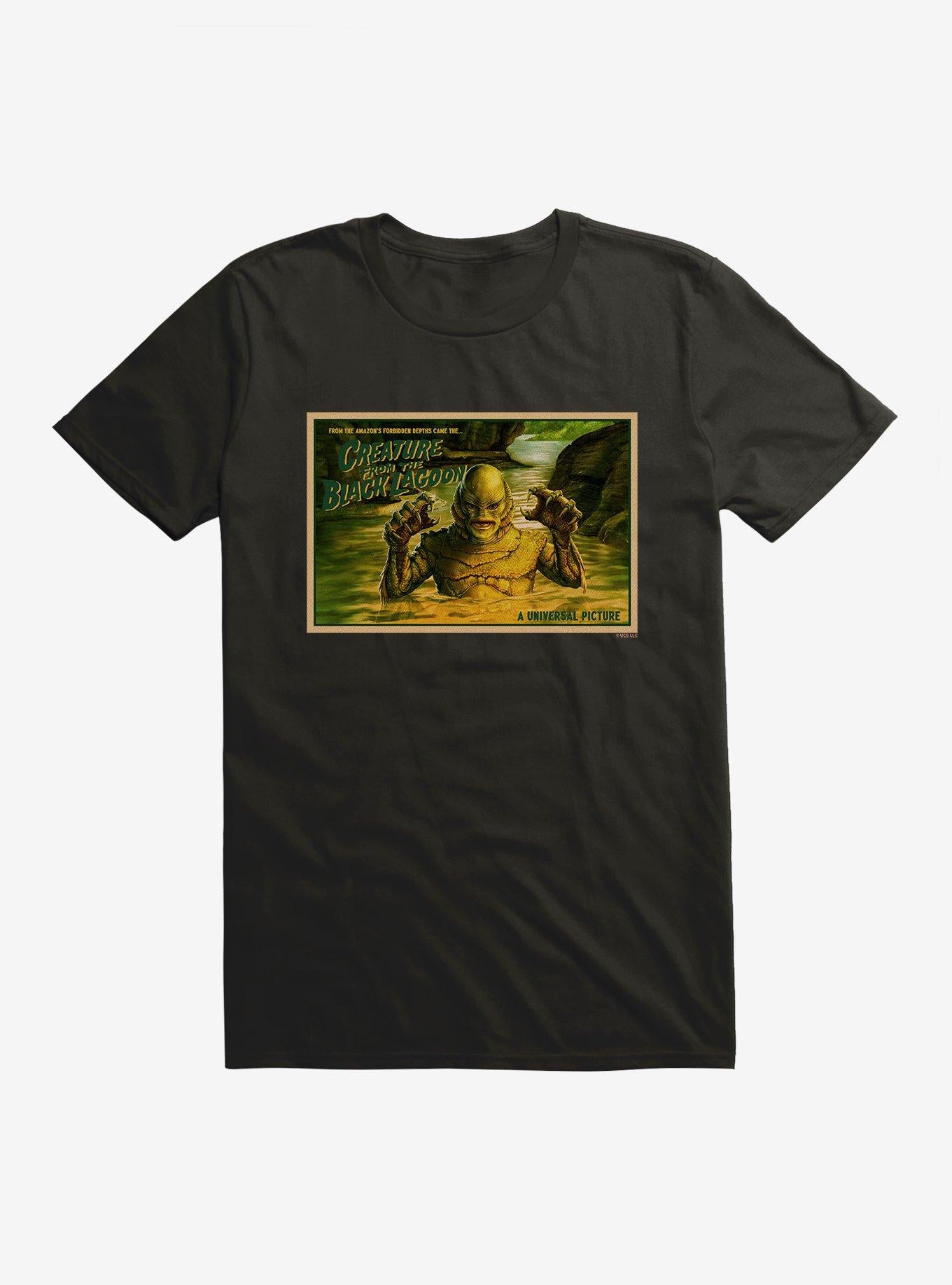 Universal Monsters The Creature From The Black Lagoon Forbidden Depths T Shirt T Shirt High Search Demand Daily Wear