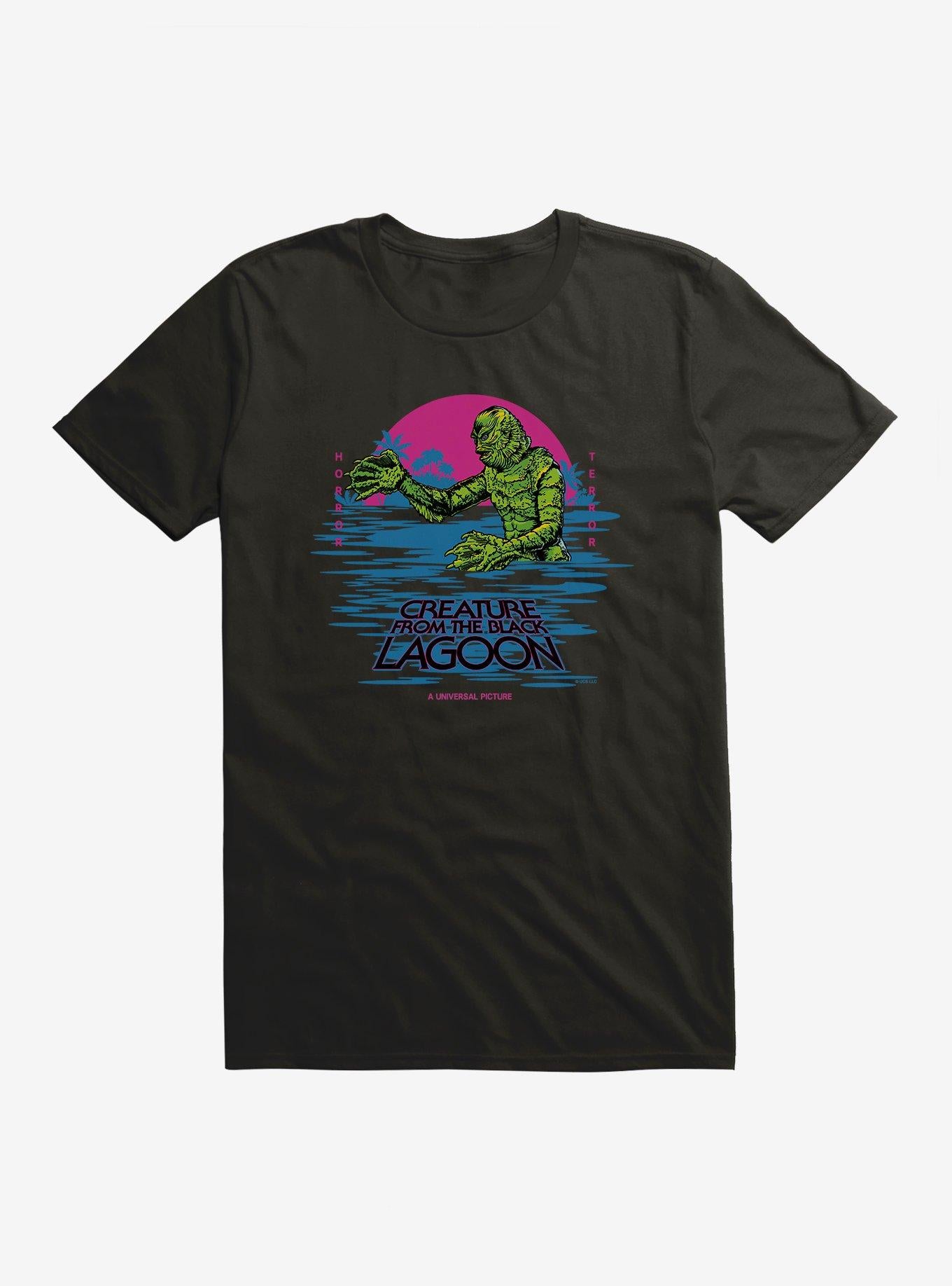 Creature From The Black Lagoon Pastel Title Art T Shirt T Shirt Premium Print Graphic Style