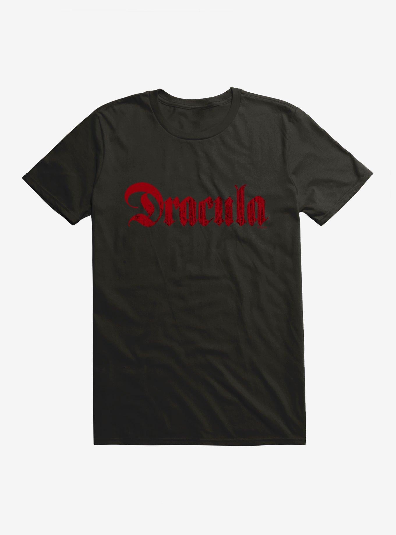 Monsters Dracula Logo Script T Shirt T Shirt Premium Print Graphic Style