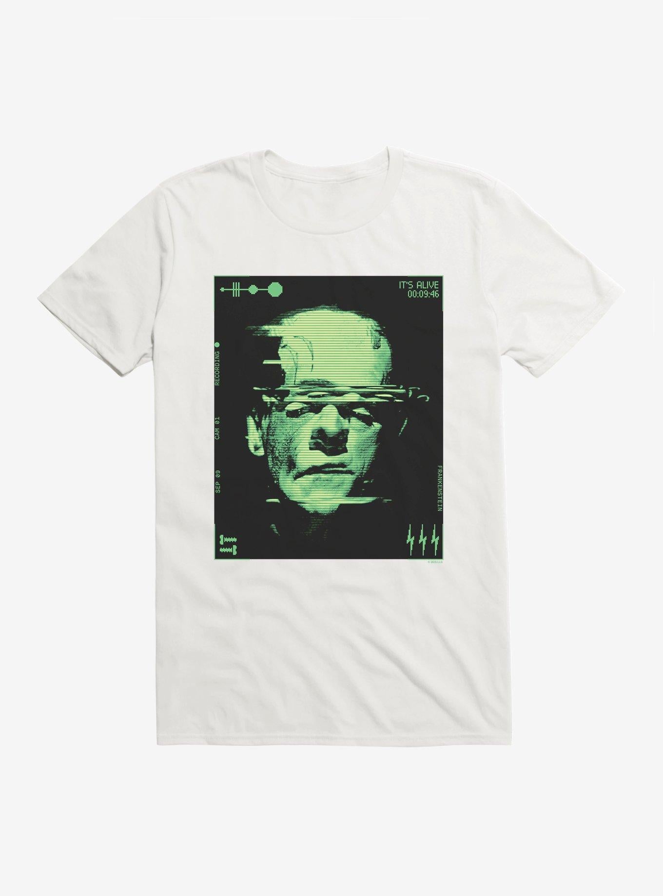Monsters Frankenstein It s Alive Glitch T Shirt T Shirt Comfort Fit Daily Wear