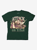 Attack On Titan Trio Boyfriend Fit Girls T Shirt T Shirt Streetwear Style Daily Wear
