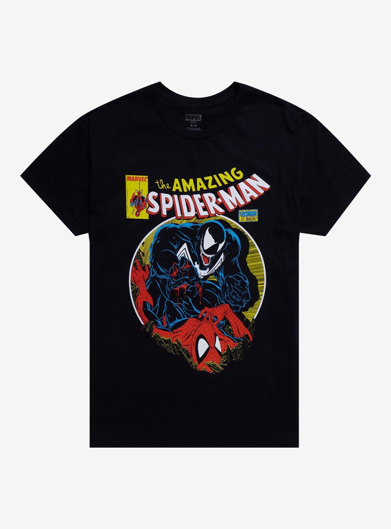 The Amazing Spider Man Venom Comic Cover T Shirt T Shirt Comfort Fit Gift Ready