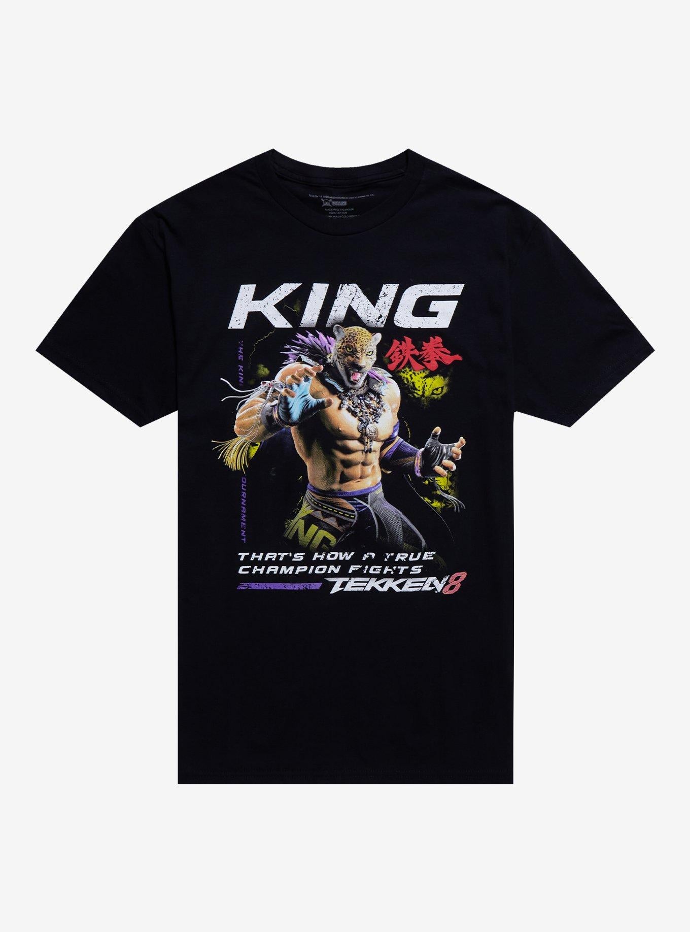 Tekken 8 King T Shirt By NERDS Clothing T Shirt Trending US Gamer Style