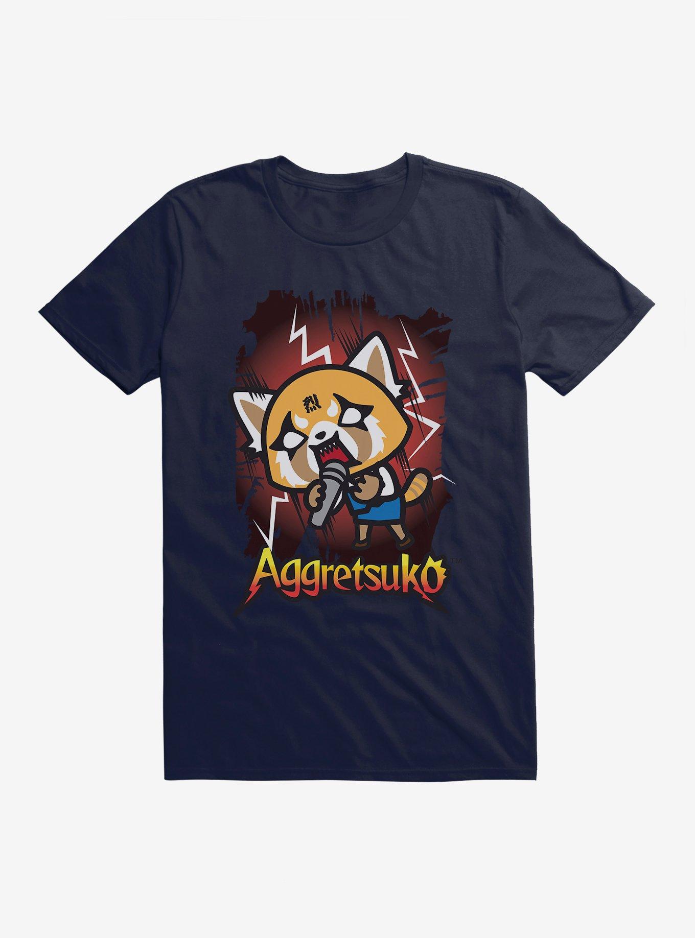 Aggretsuko Metal Rockin Out T Shirt T Shirt Trending US Urban Look