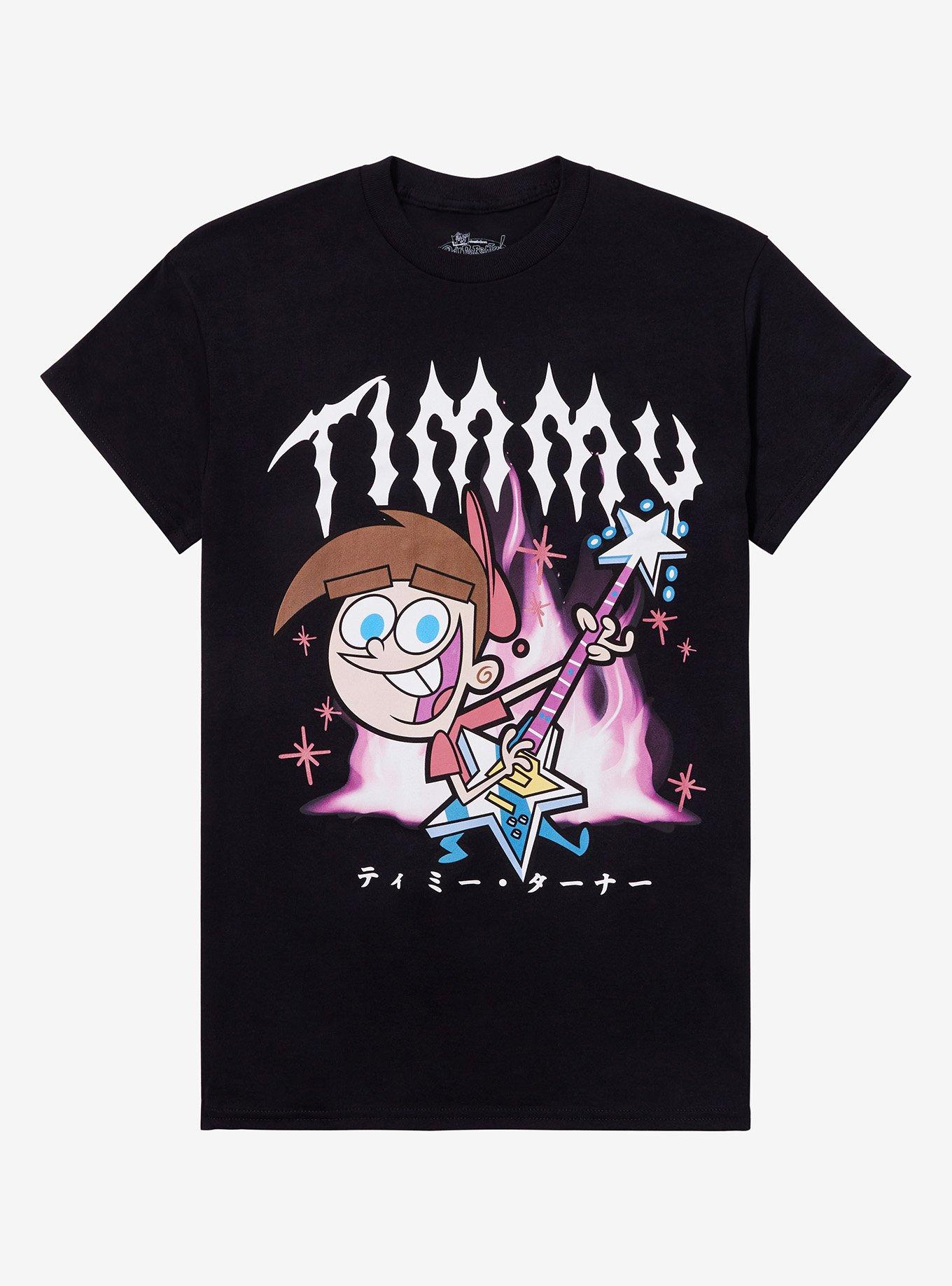 The Fairly OddParents Timmy Guitar Boyfriend Fit Girls T Shirt T Shirt High Search Demand Bold Graphic