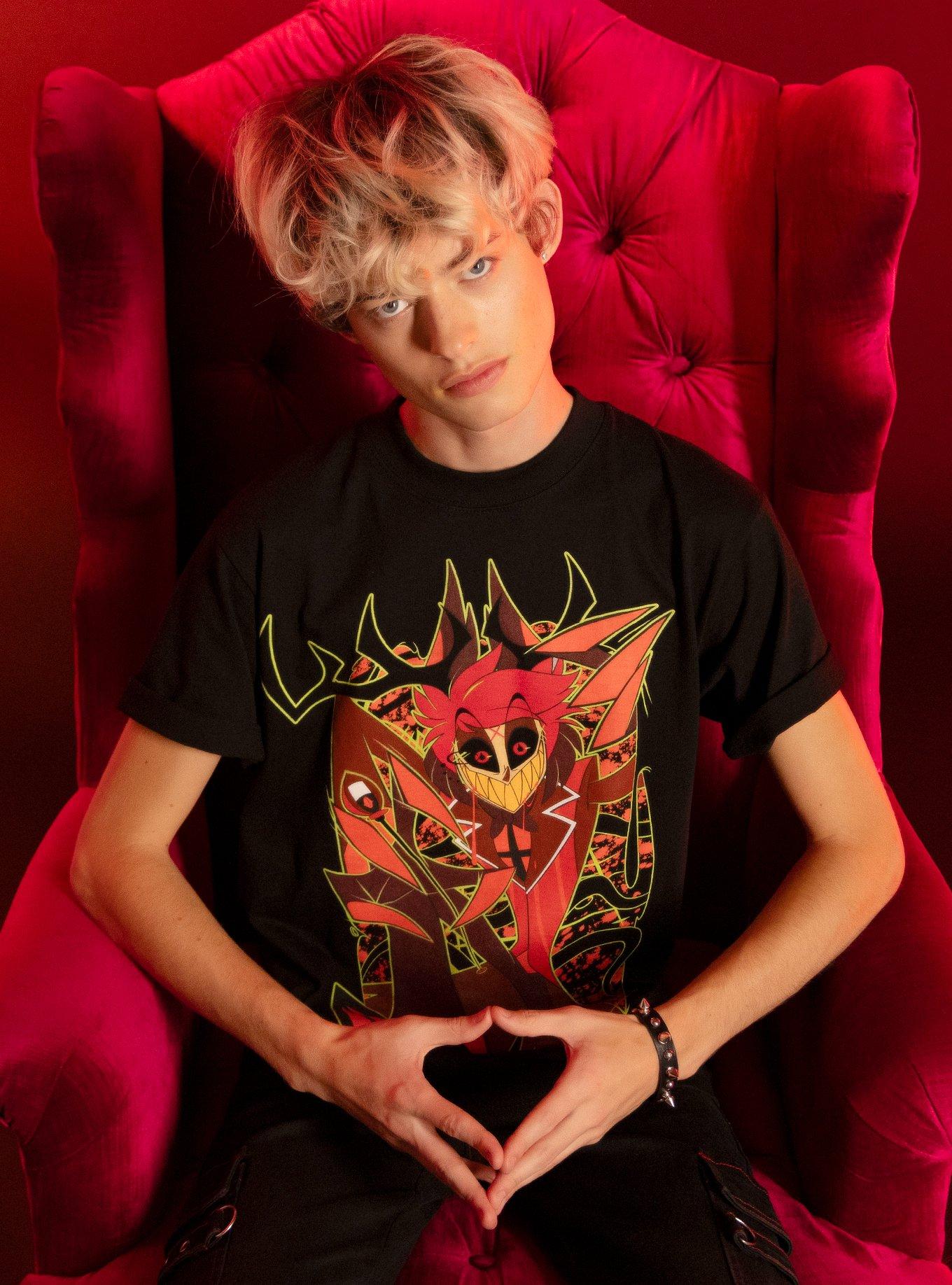 Hazbin Hotel Alastor Glow In The Dark T Shirt T Shirt Streetwear Style Daily Wear